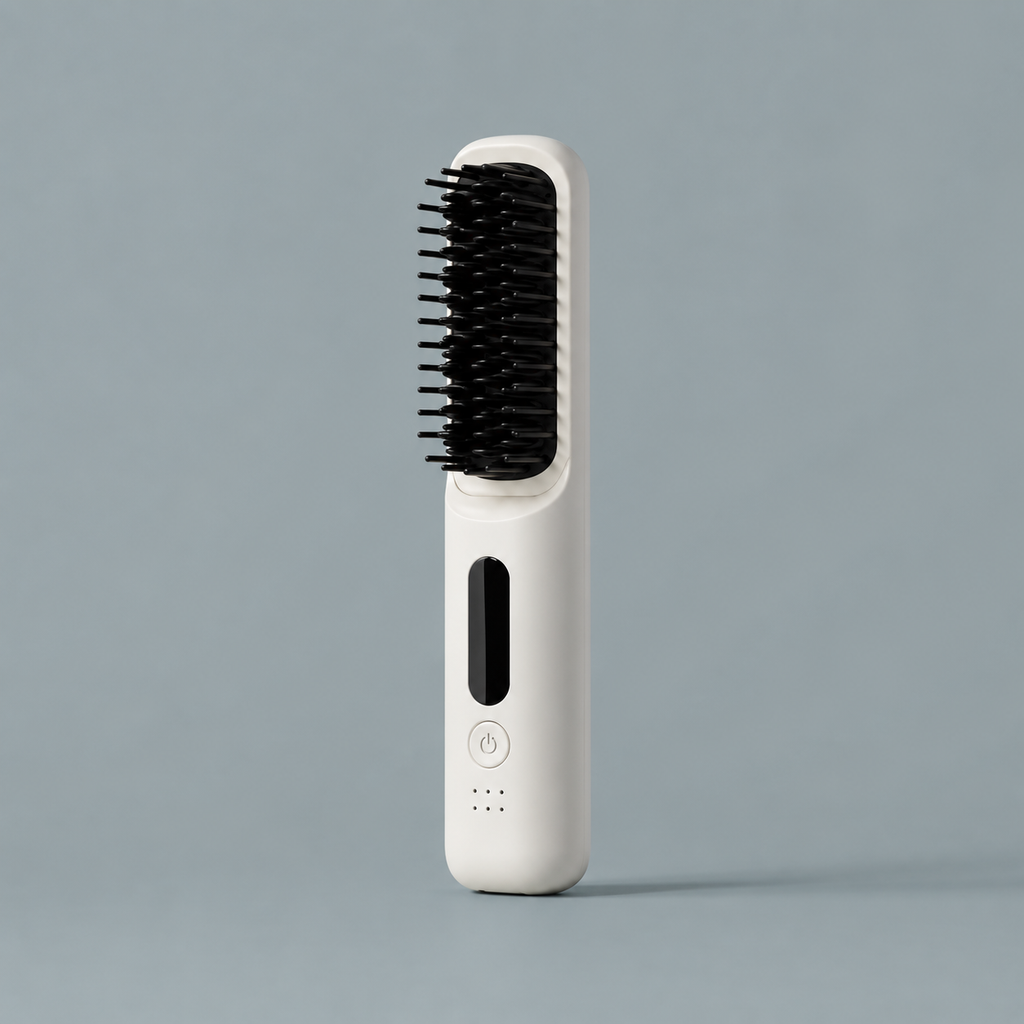 Cepillo Alisador Inalámbrico — Cabello Liso y Sin Frizz