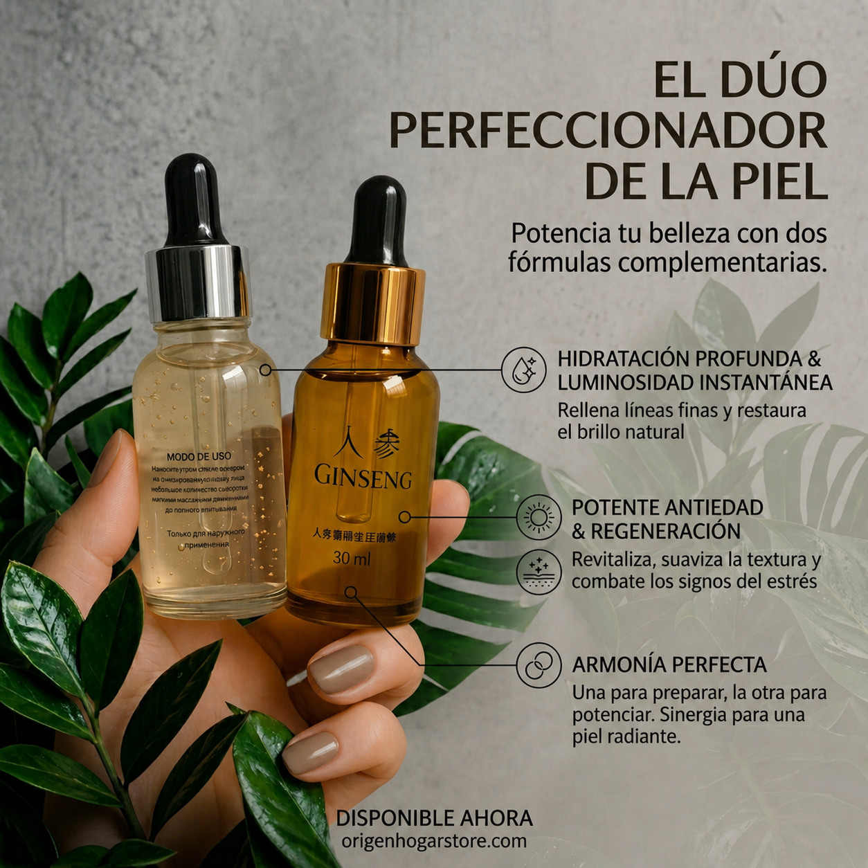 🌞🌙✨DUO SERUM GINSENG DÍA & NOCHE ✨🌙🌞