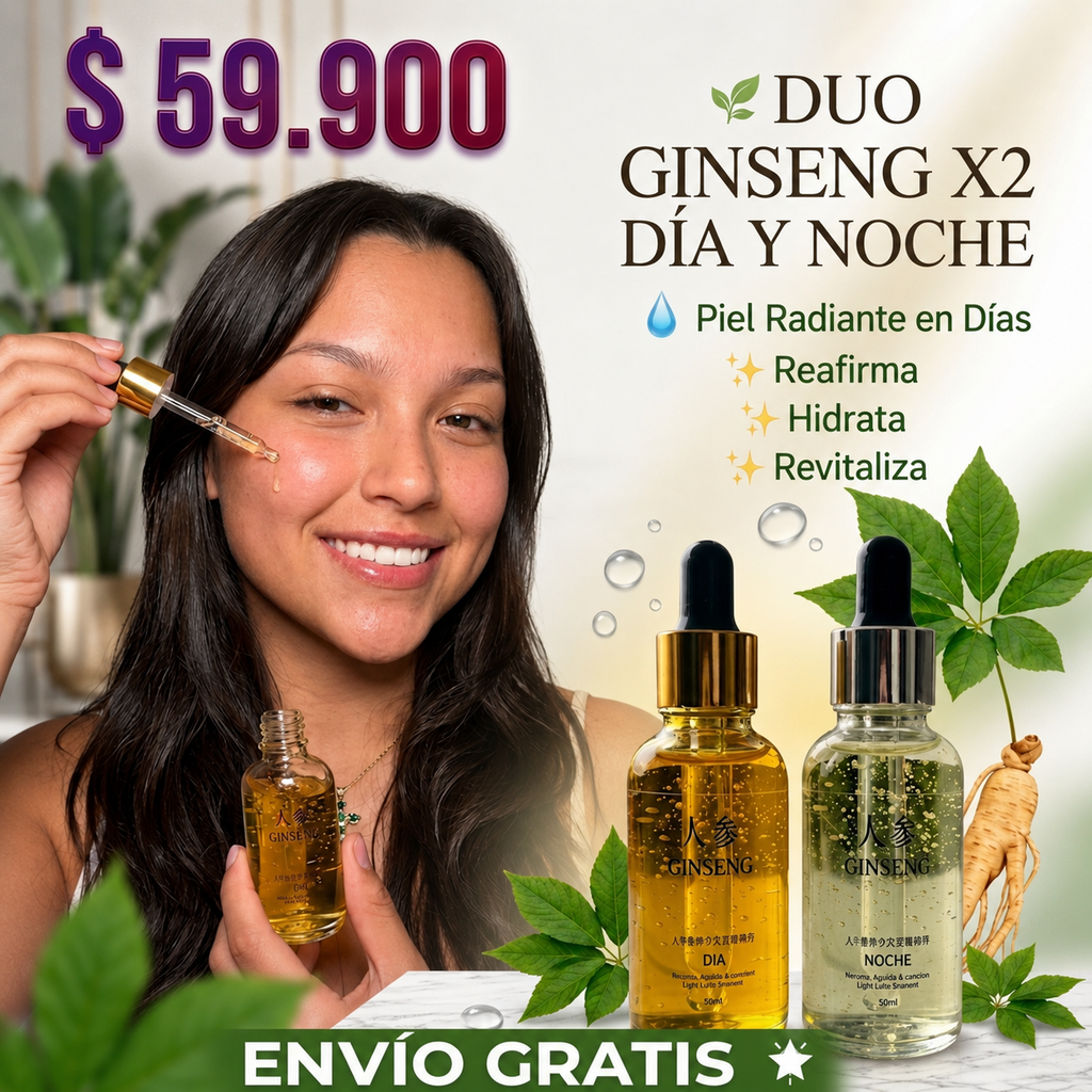 🌞🌙✨DUO SERUM GINSENG DÍA & NOCHE ✨🌙🌞