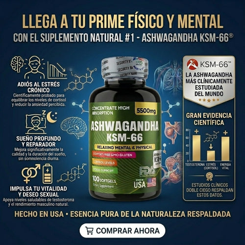 Ashwagandha Original KSM66 x100 Softgels