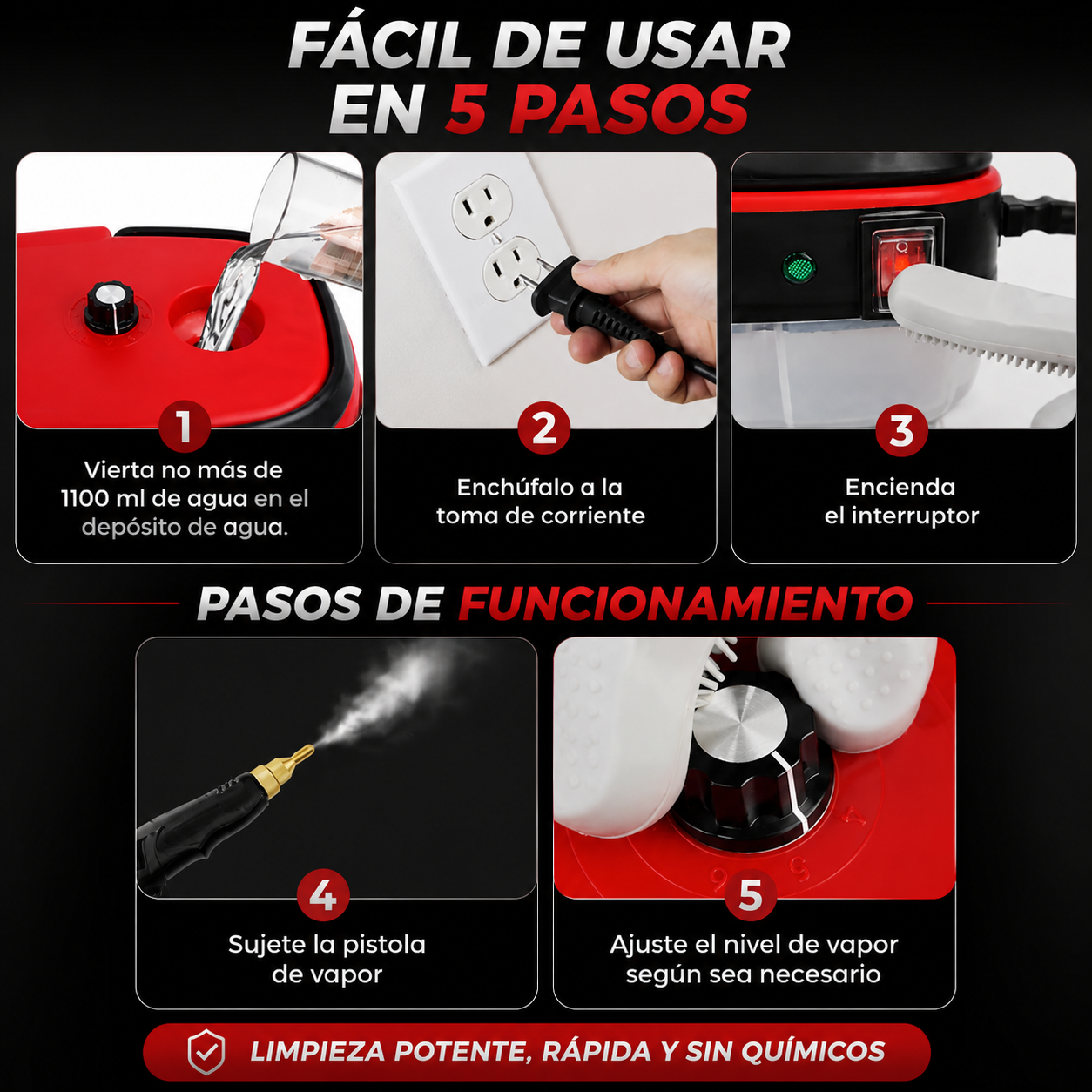MAQUINA DE VAPOR PRESURIZADO MULTIFUNCIONAL