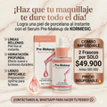 SERUM HIDRATANTE PRE MAQUILLAJE KORMESIC x 2 Unidades🏷️